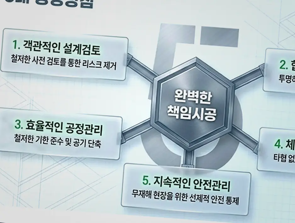 중구 답동 물류창고 건축 현장 사진 2